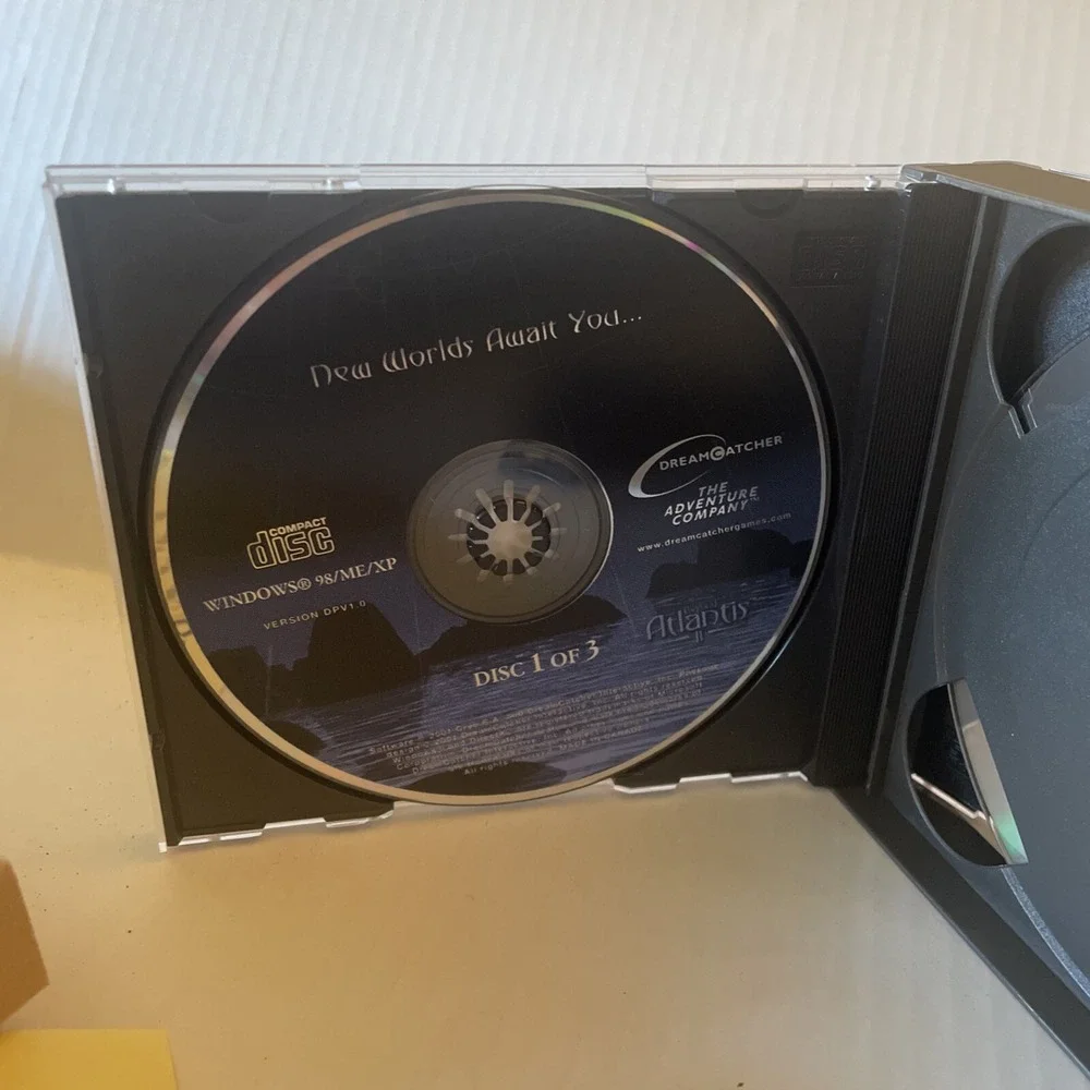 Beyond Atlantis II New Worlds Await You (PC 2001) Adventure Dreamcatcher 3 Disc